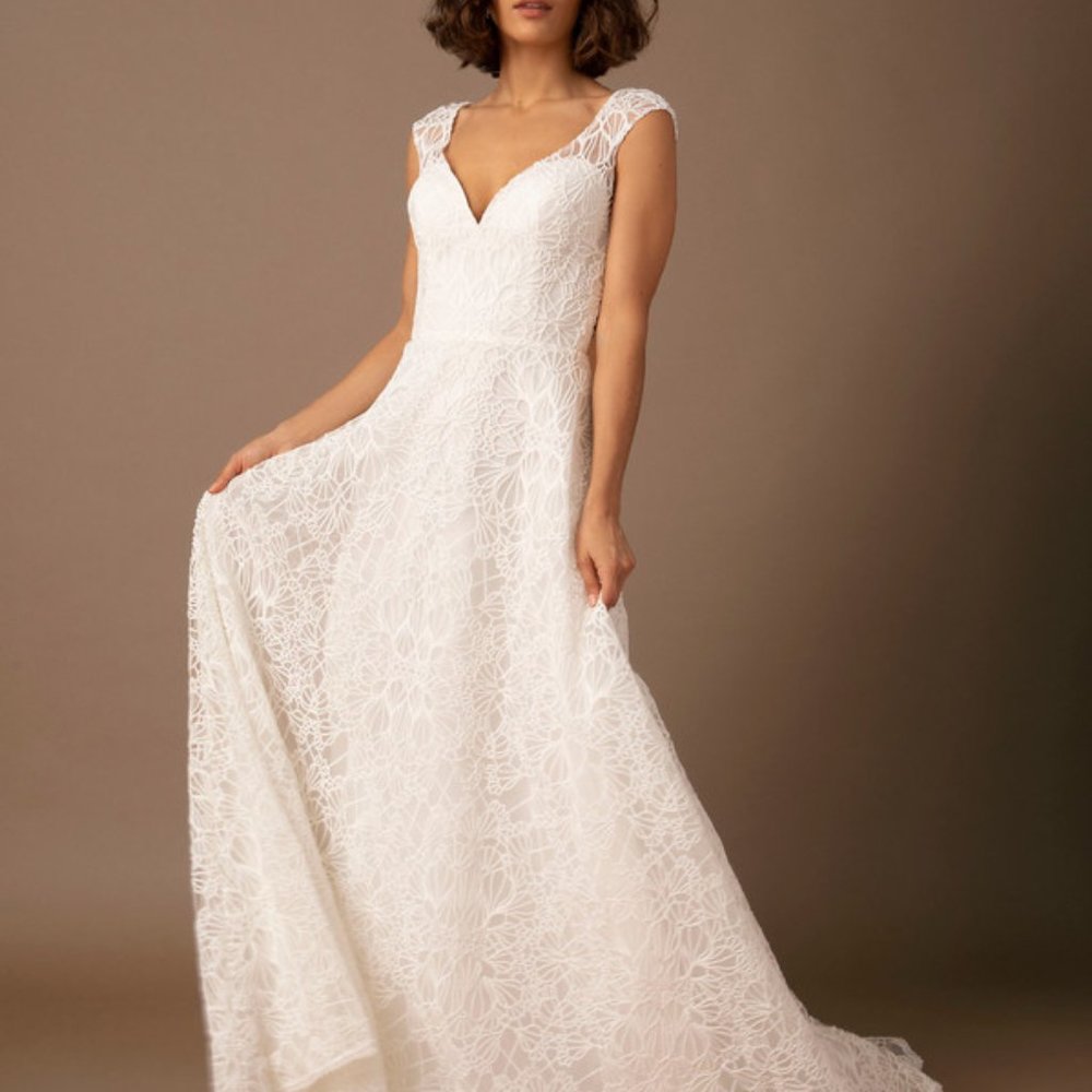 BHLDN Rockland Wedding Gown Size 2 NEW